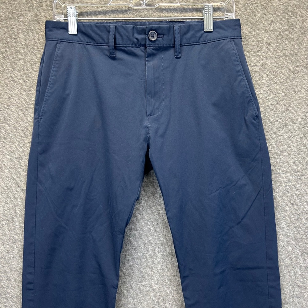 J. Crew Slim Fit Navy Blue Tech Chino Pants‎ Mens 29x31 Performance Polyester